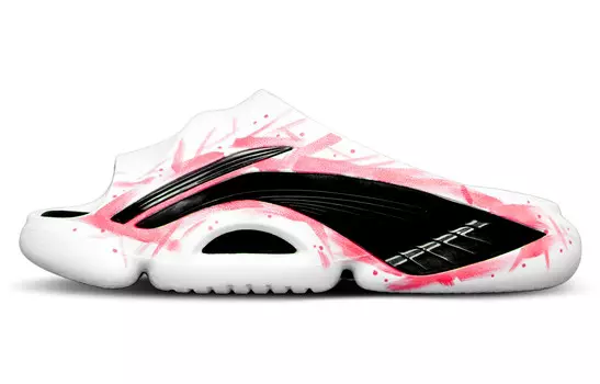 BADFIVE Slide Шлепанцы мужские белые/красные Lining