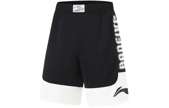 Badfive спортивные шорты мужские черные молочно-белые Lining, черный