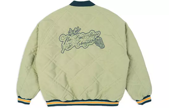 Badfive Стеганая куртка мужская зеленая Lining, зеленый