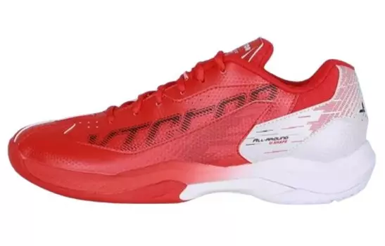 Бадминтонные туфли унисекс с низким верхом красный/белый Victor