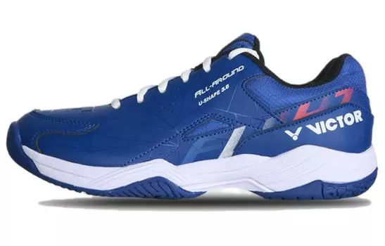 Бадминтонные туфли унисекс с низким верхом темно-синий Victor