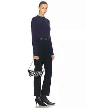 Багетная сумка Burberry, цвет Black & Calico