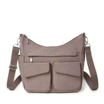 Baggallini с карманами через плечо, цвет Portobello Shimmer