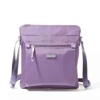 Baggallini Сумка через плечо Go Bagg с RFID-браслетом, цвет Vintage Violet
