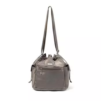 Baggallini Сумка через плечо на шнурке, цвет Pewter