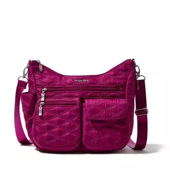 Baggallini Сумка-хобо Modern Everywhere, цвет Orchid Quilt
