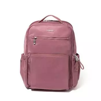 Baggallini Tribeca Расширяемый рюкзак для ноутбука, цвет Mauve Twill