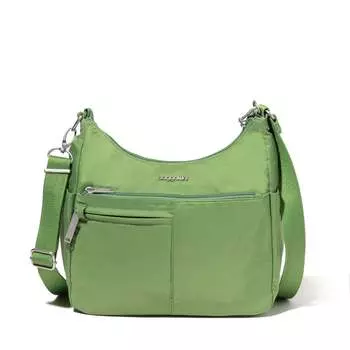 Baggallini Женская противоугонная сумка через плечо Securtex Free Time, цвет Moss