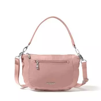 Baggallini - Женская сумка через плечо Modern Everywhere в форме полумесяца, цвет Woodrose