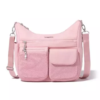 Baggallini Женская сумка через плечо Modern Everywhere Hobo с ремешком на ремешке, цвет Blush Neoprene