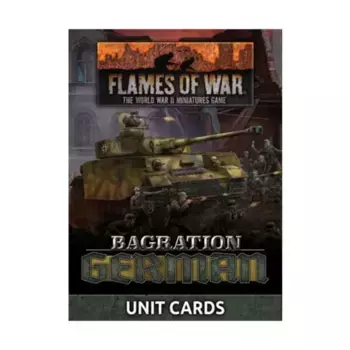 Багратион - Карты немецких отрядов, Flames of War - WWII - Core Rules & Assorted (4th Edition)