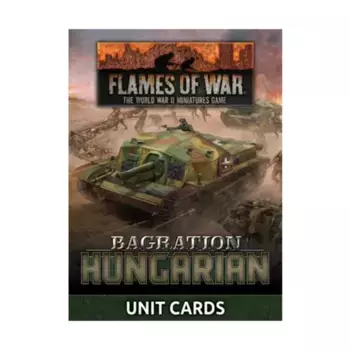 Багратион — карты венгерских отрядов, Flames of War - WWII - Core Rules & Assorted (4th Edition)