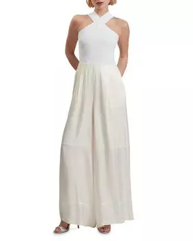 Baiblu Комбинезон с запахом из трикотажа Ted Baker, слоновая кость/кремовый