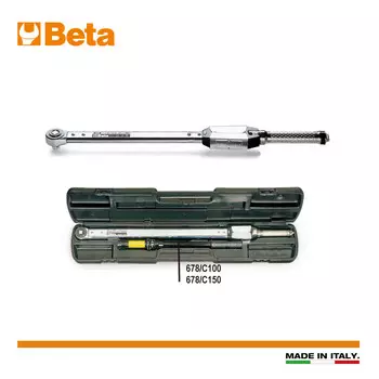 Baita 678/C100 - Промышленный регулируемый звуковой динамометрический ключ в коробке, 300-1000 Нм Beta