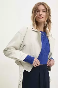 Байкерская куртка Answear.Lab, белый