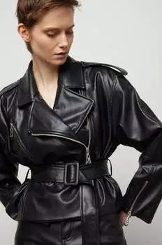 Байкерская куртка Answear Lab, черный