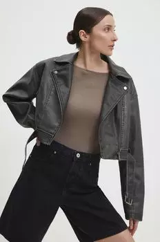 Байкерская куртка Answear Lab, черный