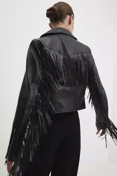 Байкерская куртка Answear Lab, черный