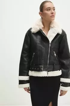 Байкерская куртка Answear.Lab, черный