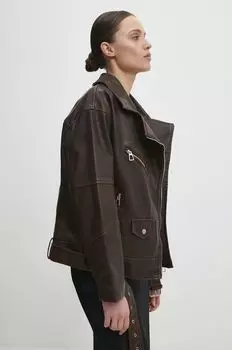 Байкерская куртка Answear Lab, коричневый