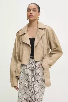 Байкерская куртка Answear.Lab, коричневый