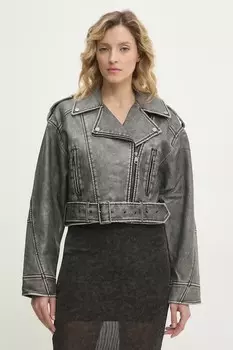 Байкерская куртка Answear.Lab, серый