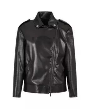 Байкерская куртка Armani Exchange, черный