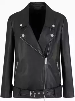 Байкерская куртка Armani Exchange, черный