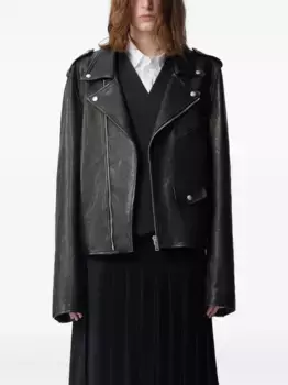 Байкерская куртка Arvid Perfecto Ann Demeulemeester, черный
