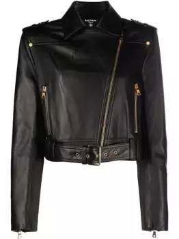 Байкерская куртка BALMAIN, черный