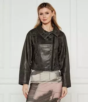 Байкерская куртка chaq_sacramento Oversize fit Desigual, коричневый