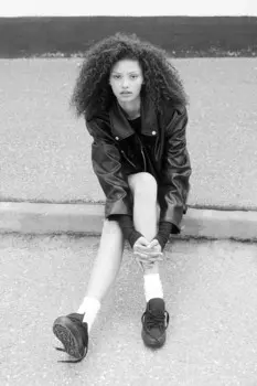 Байкерская куртка H&M, черный