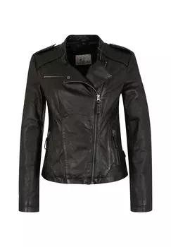 Байкерская куртка Isabelle с асимметричной молнией 7eleven, черный
