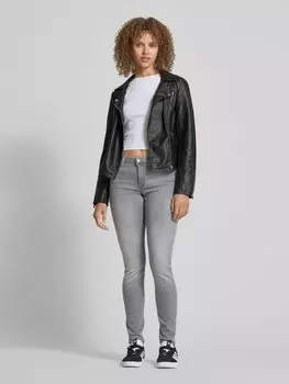 Байкерская куртка из искусственной кожи «Gemma» Only, черный