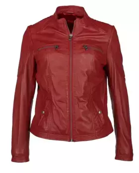 Байкерская куртка JCC "Кларк", красный