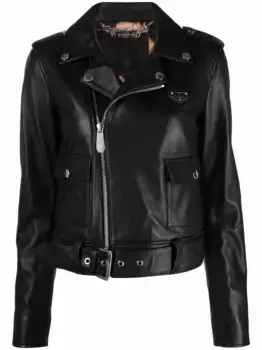 Байкерская куртка Philipp Plein, черный