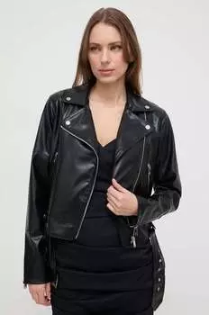 Байкерская куртка Silvian Heach, черный