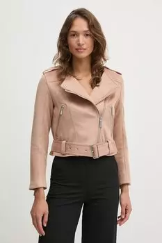 Байкерская куртка Sisley, коричневый