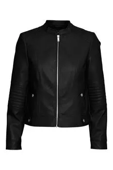 Байкерская куртка Vero Moda, черный