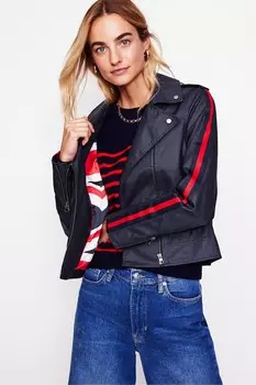 Байкерская вощеная куртка Boden, синий