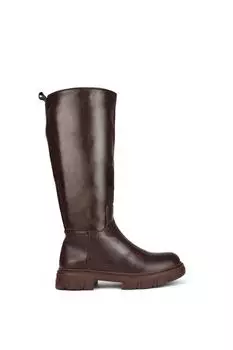 Байкерские ботинки до середины икры 'Lainey' XY London, коричневый