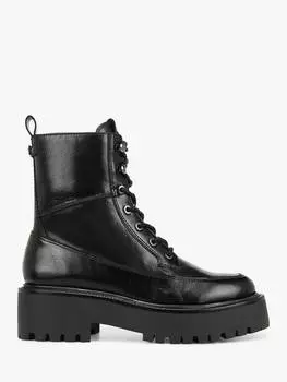 Байкерские ботинки elliot на шнуровке Sam Edelman, черный