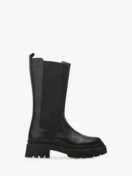 Байкерские ботинки Itzel из телячьей кожи Moda in Pelle, черный