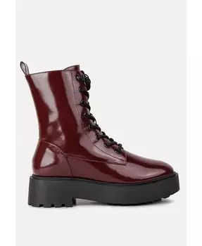байкерские ботинки Mosh из искусственной кожи до щиколотки London Rag, красный