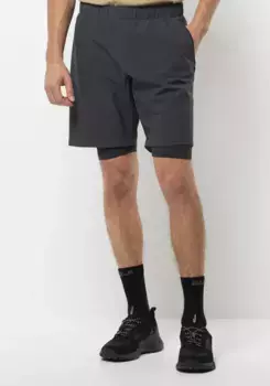 Байкерские брюки Jack Wolfskin "BIKE COMMUTE SHORTS M", цвет Phantom