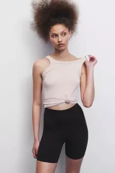 Байкерские шорты миди sense Aim'N, черный