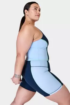 Байкерские шорты Power 6 дюймов Sweaty Betty, синий