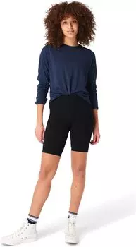 Байкерские шорты Power 9 дюймов Sweaty Betty, черный