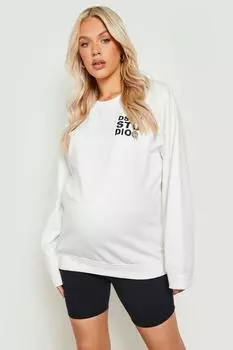 Байкерские шорты с измятой ребкой для материалов Boohoo, черный