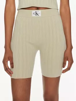 Байкерские шорты узкого кроя Calvin Klein Jeans, зеленый